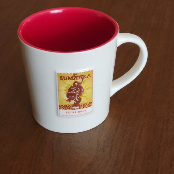 Starbucks Sumatra Extra Bold Tiger Stamp Coffee Mug Cup 2006 - Asia Pacific 16oz - Picture 10 of 10